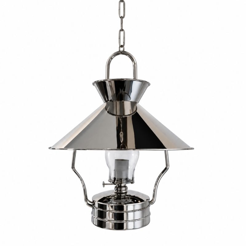 Chrome Hanging Quinqué Lamp QLL-2
