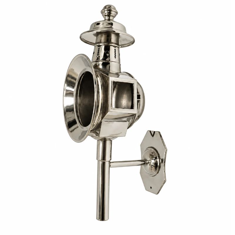 Farol coche de caballos cromado
