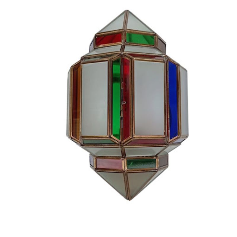 'Agualda' colored wall lantern